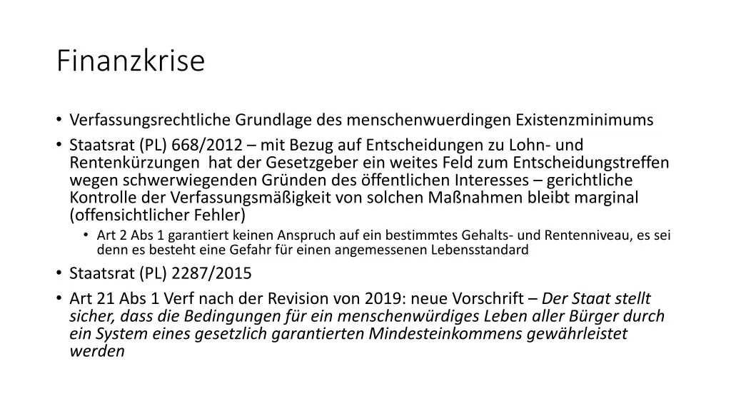 finanzkrise