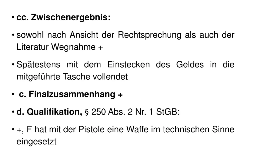cc zwischenergebnis