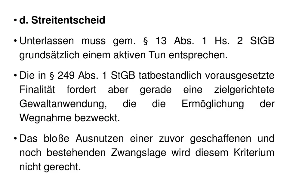 d streitentscheid