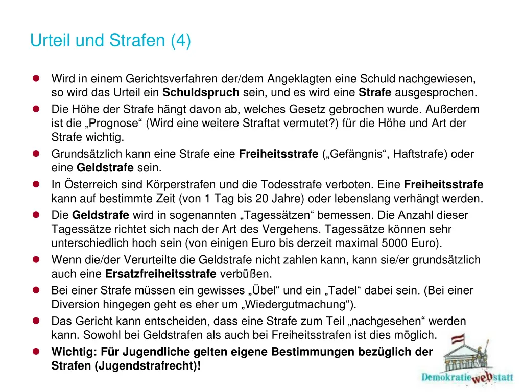urteil und strafen 4