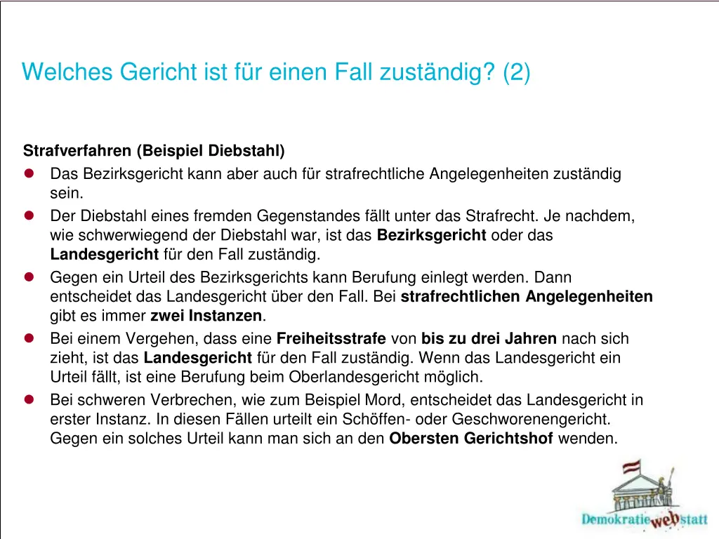 welches gericht ist f r einen fall zust ndig 2