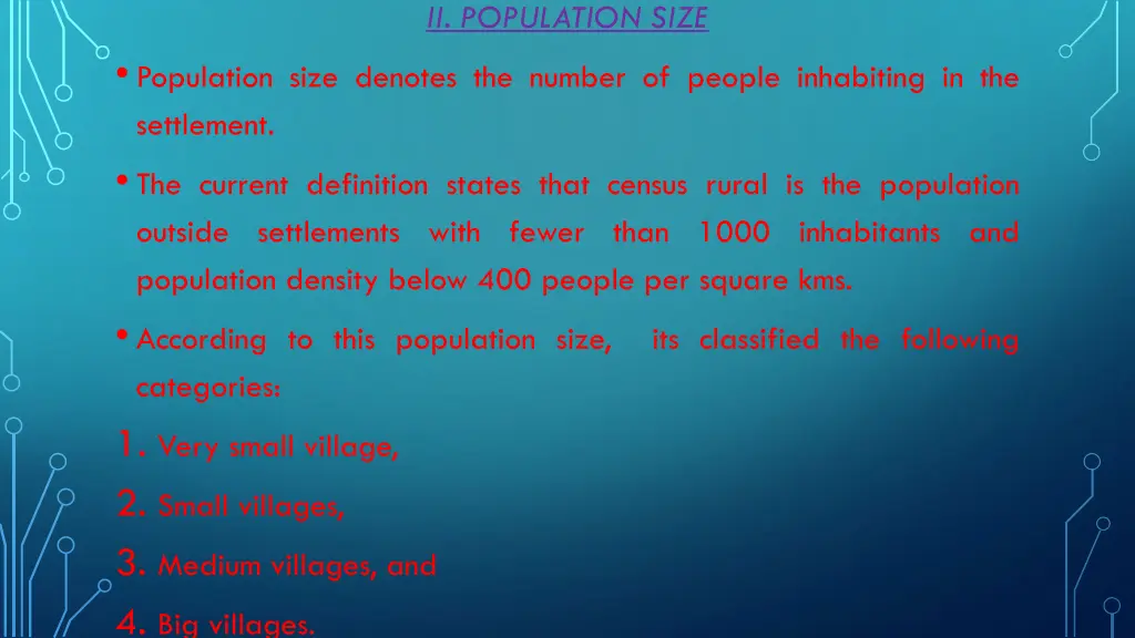 ii population size