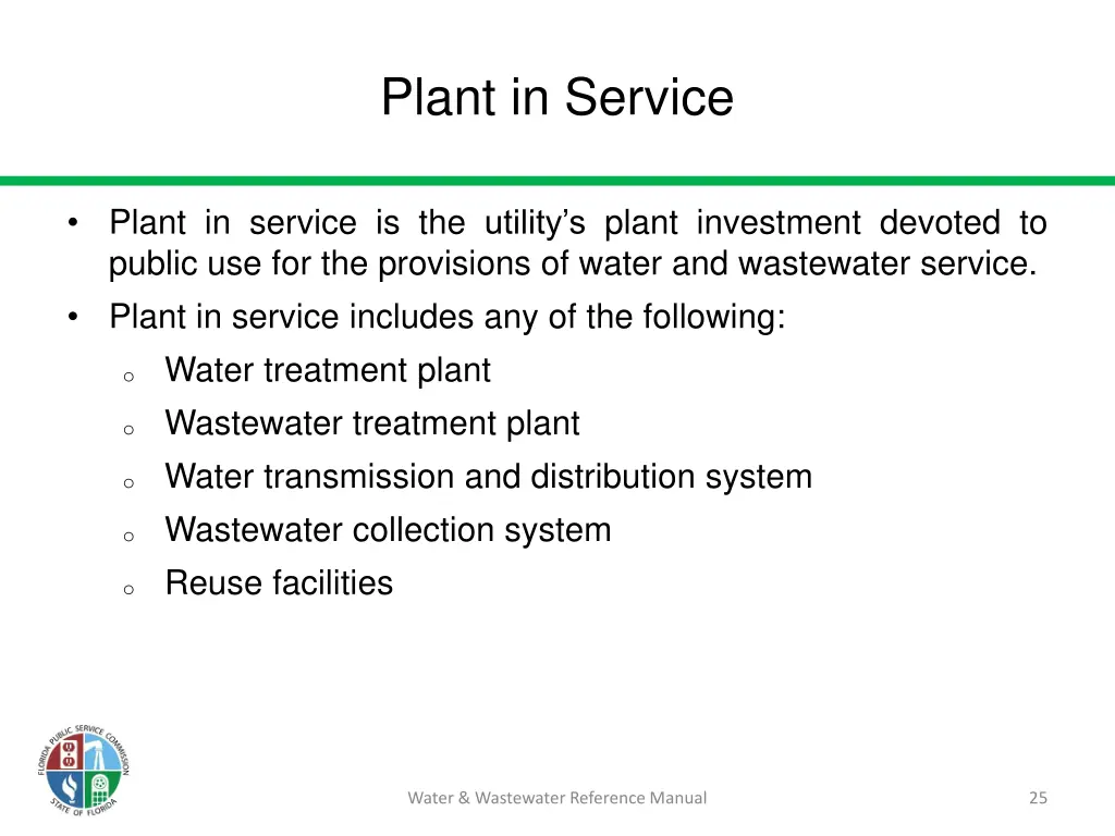 plant in service