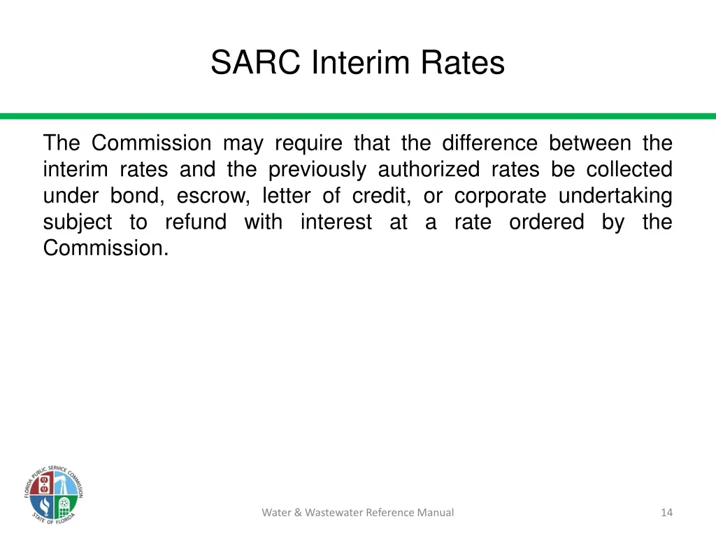 sarc interim rates