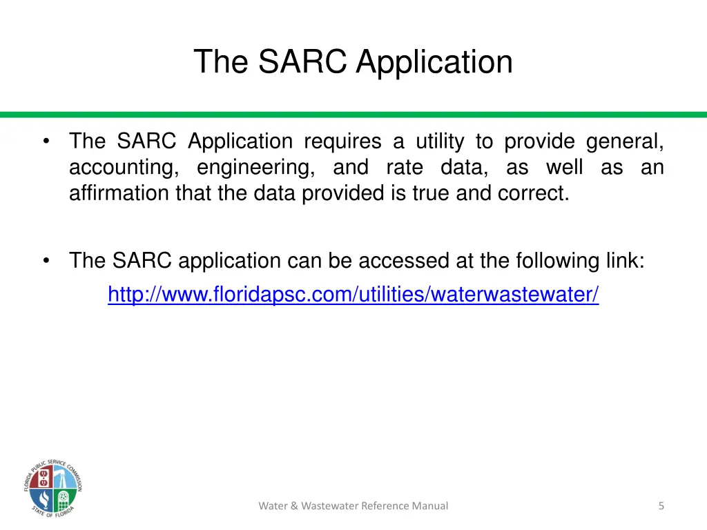 the sarc application