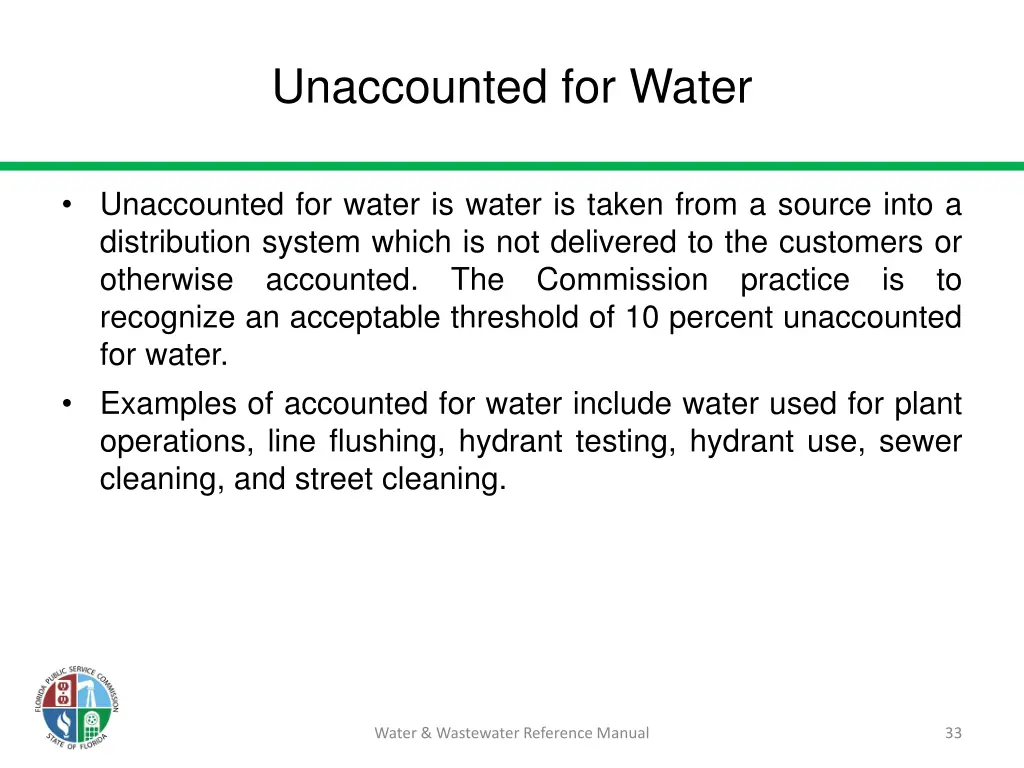 unaccounted for water