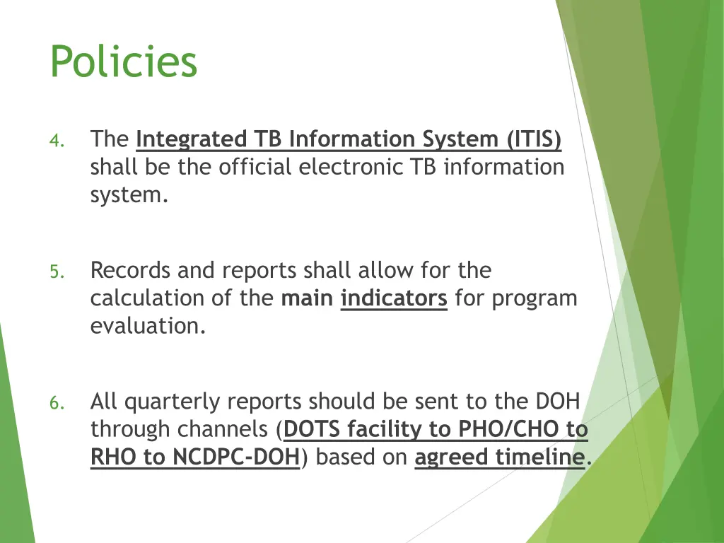 policies 1