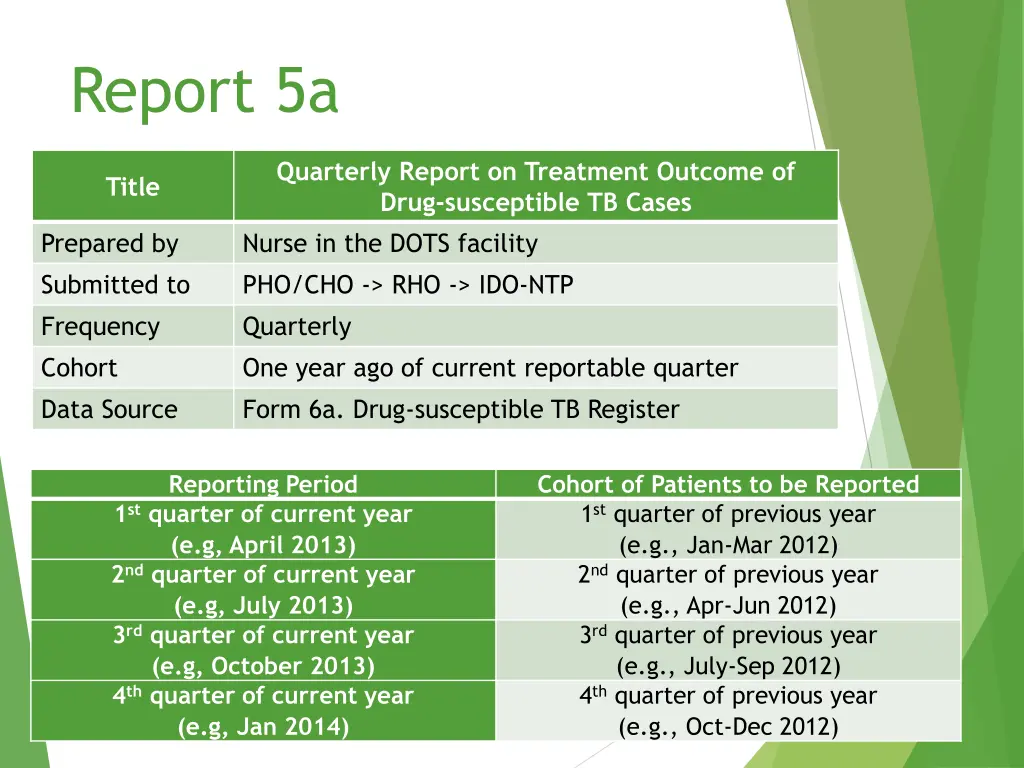 report 5a
