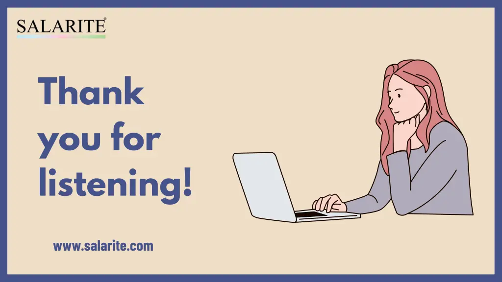 thank you for listening