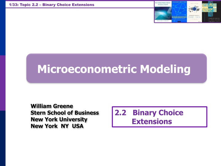 1 33 topic 2 2 binary choice extensions