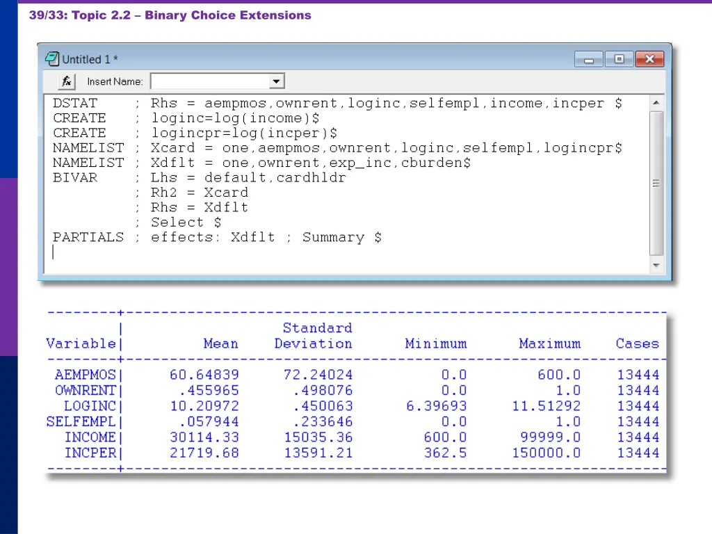 39 33 topic 2 2 binary choice extensions