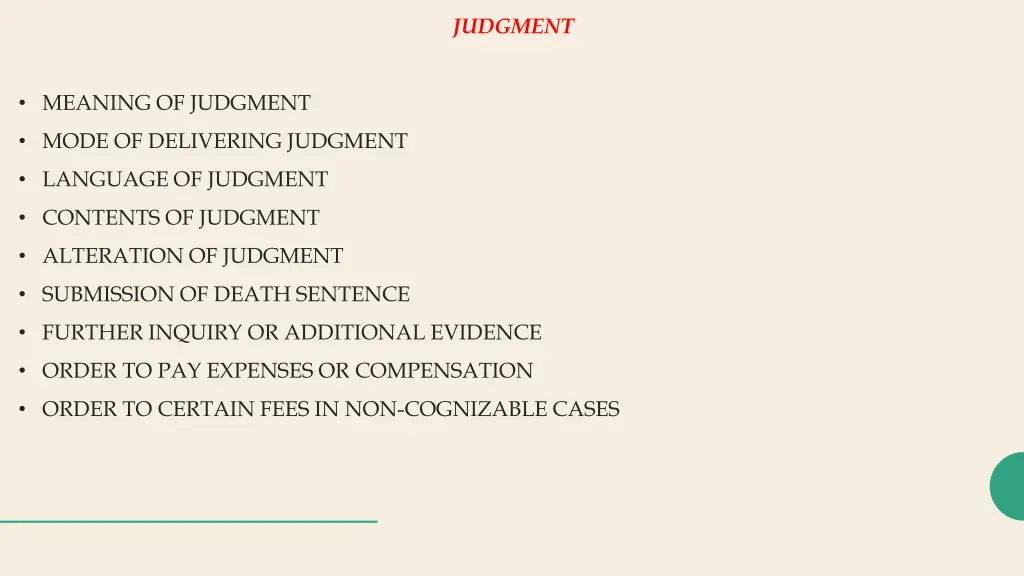 judgment