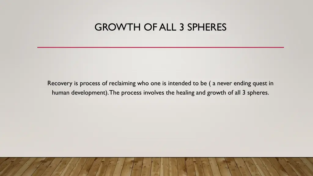 growth of all 3 spheres