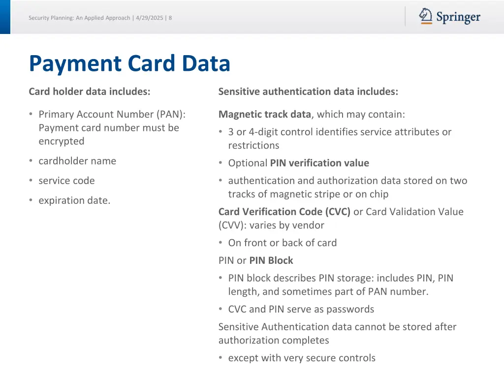 security planning an applied approach 4 29 2025 8