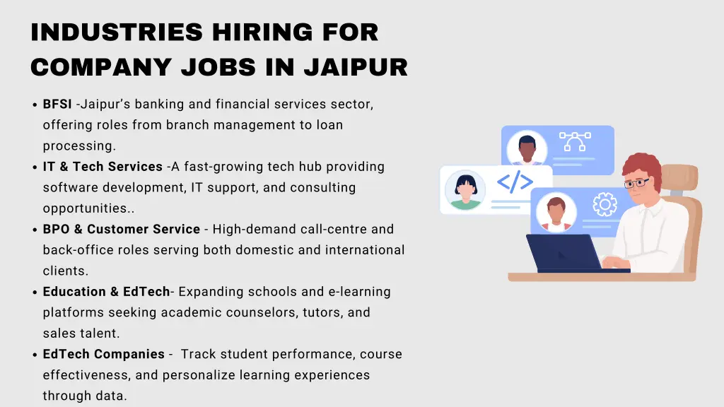 industries hiring for company jobs in jaipur