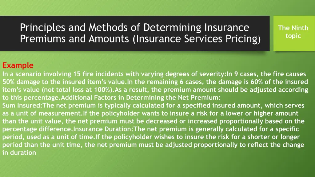 principles and methods of determining insurance 5
