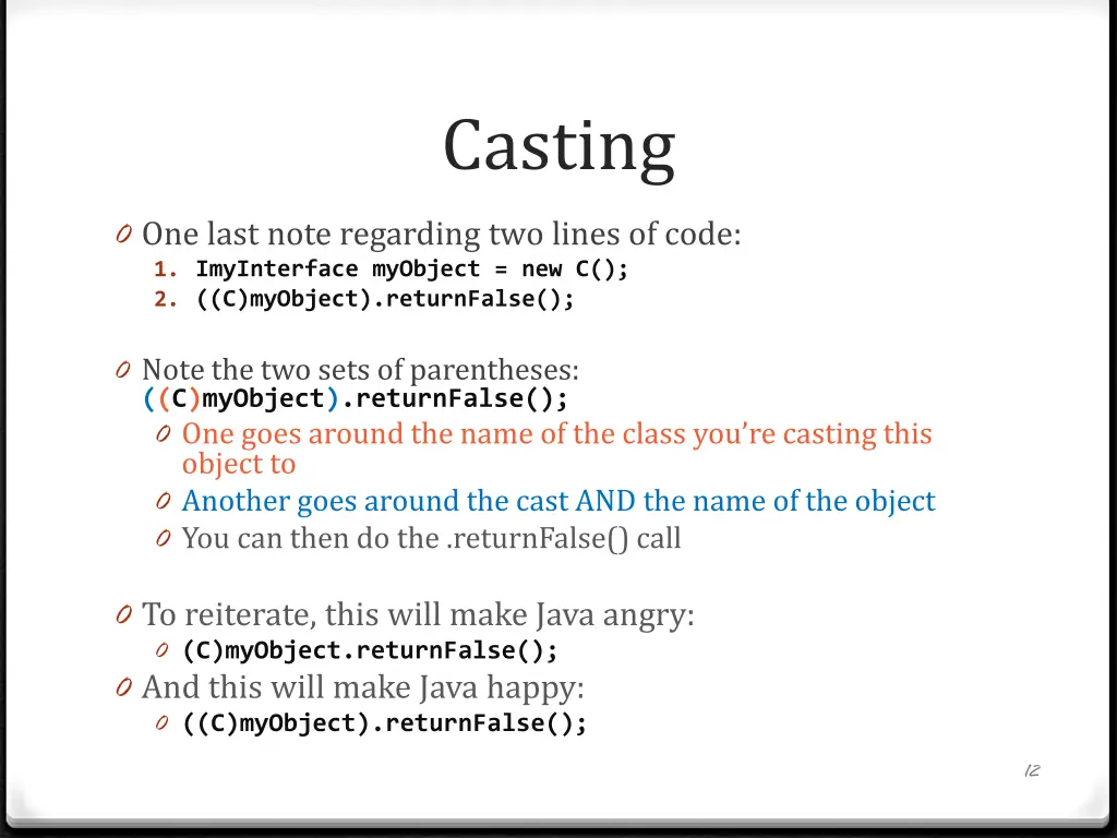 casting 1