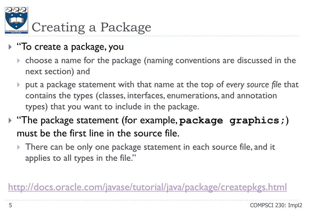 creating a package