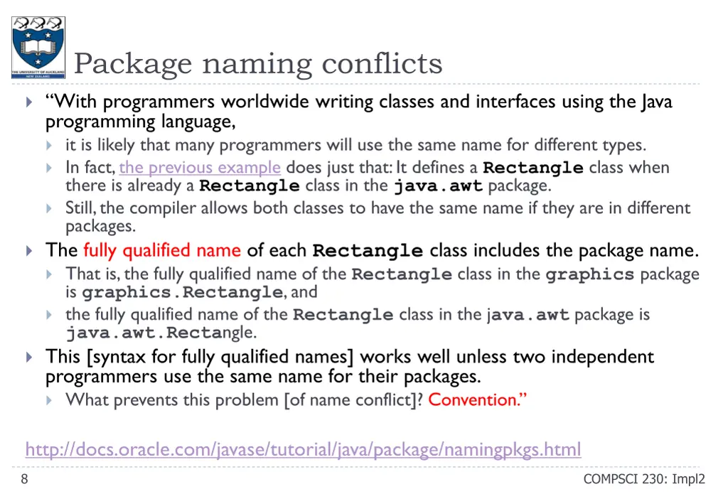 package naming conflicts