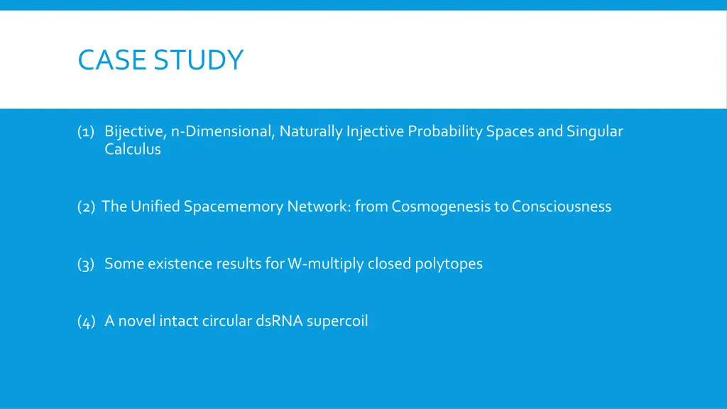 case study