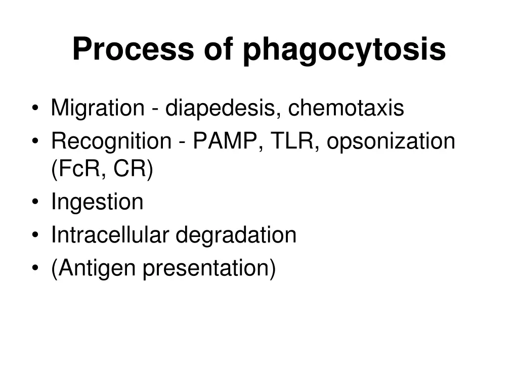 process of phagocytosis