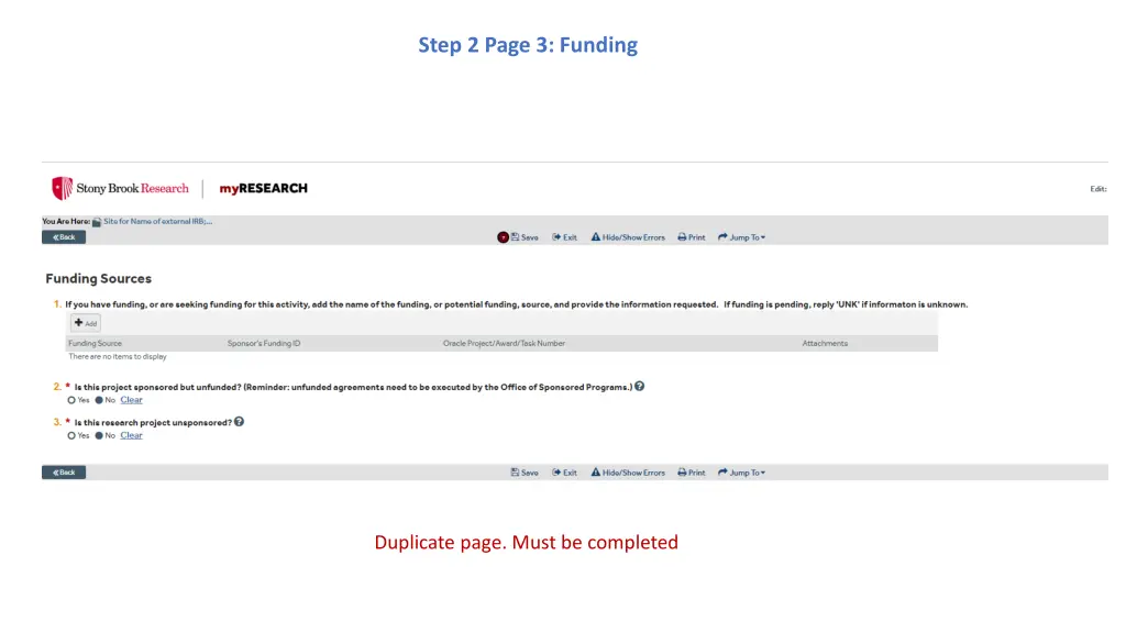 step 2 page 3 funding