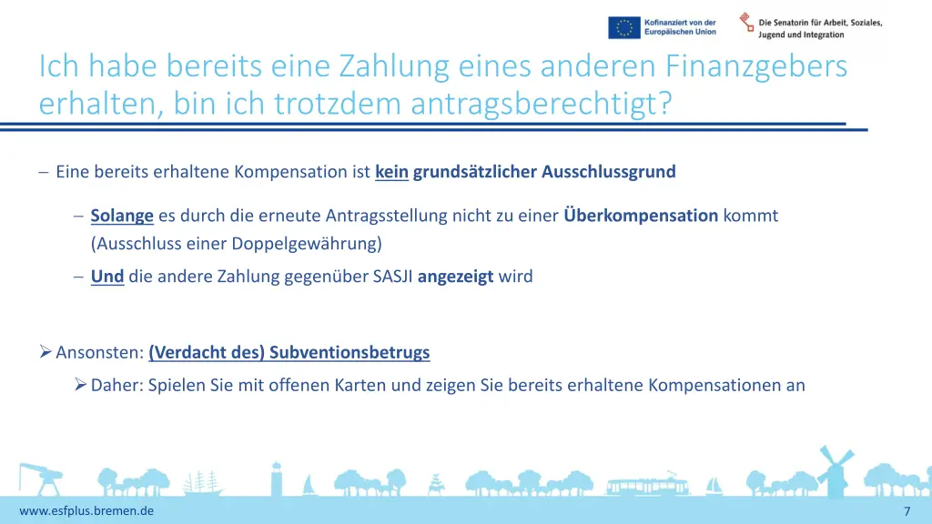 ich habe bereits eine zahlung eines anderen