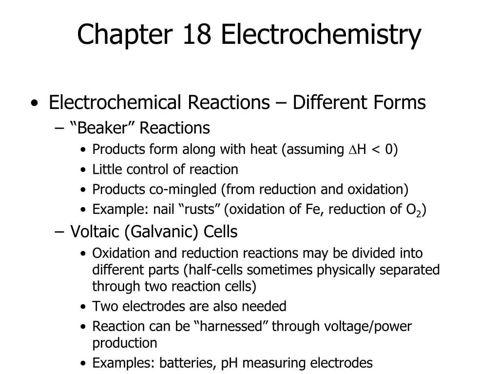 chapter 18 electrochemistry