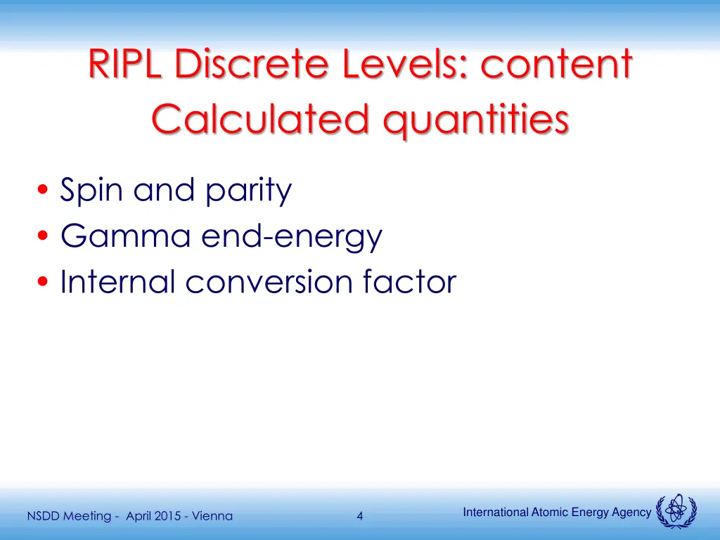 ripl discrete levels content calculated quantities