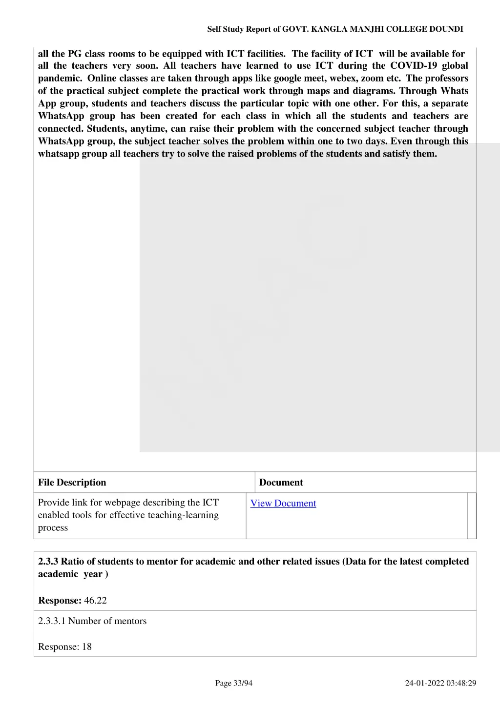 self study report of govt kangla manjhi college 32