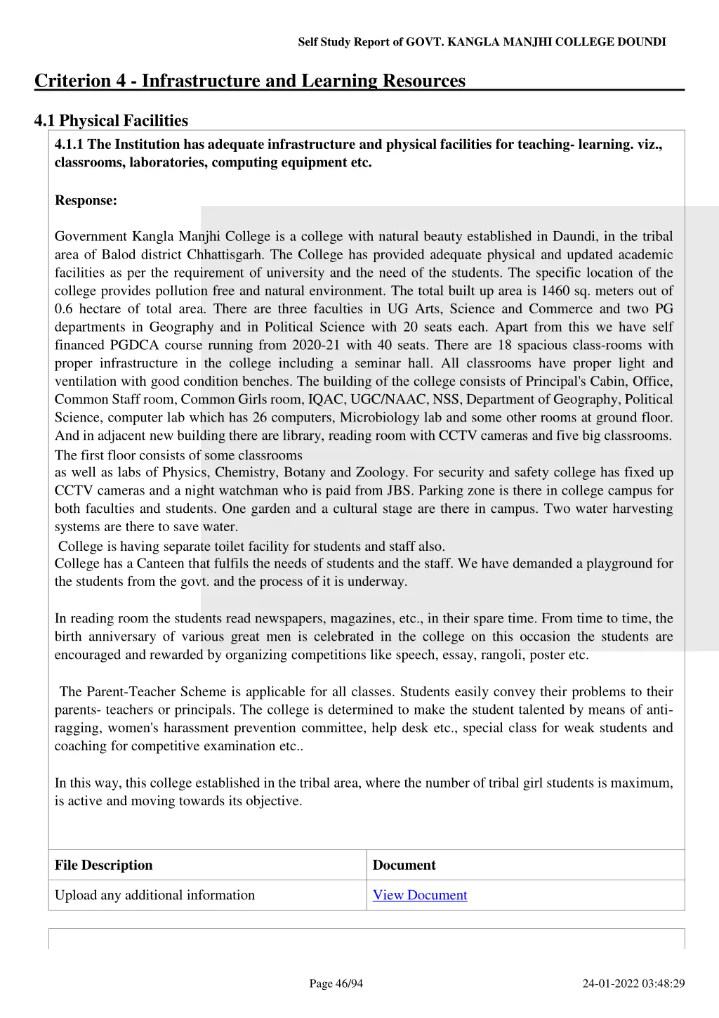 self study report of govt kangla manjhi college 45