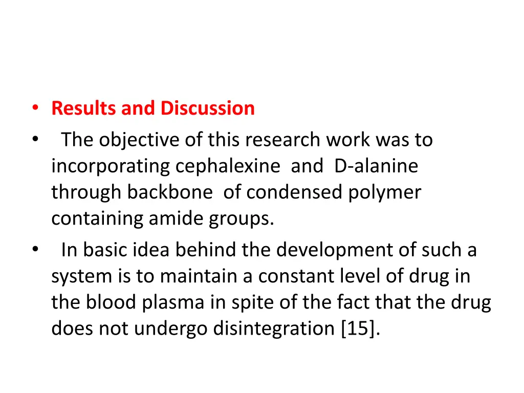 results and discussion the objective of this