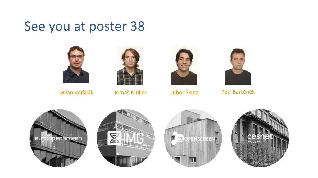 see you at poster 38