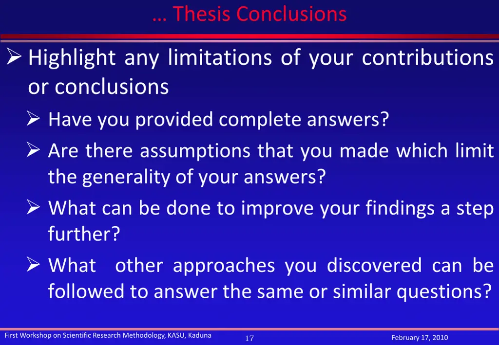 thesis conclusions