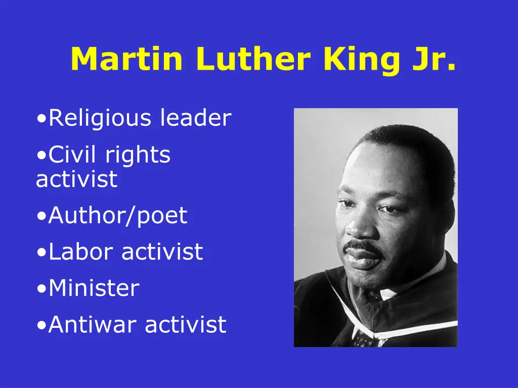 martin luther king jr 1
