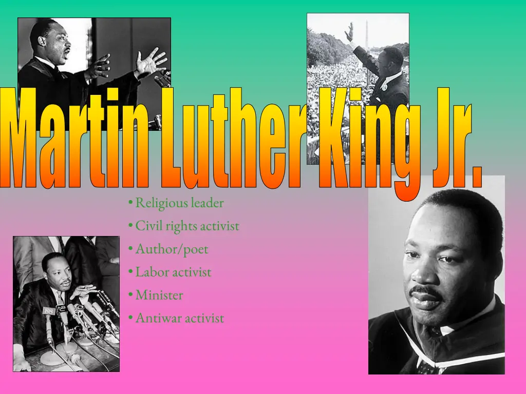 martin luther king jr