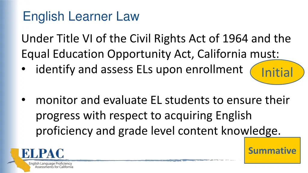 english learner law