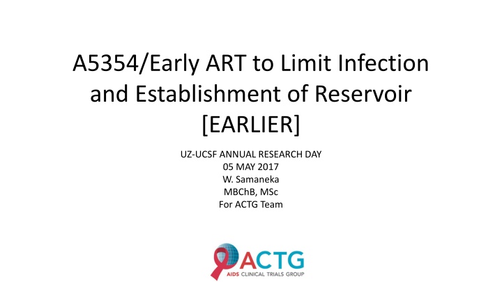 a5354 early art to limit infection