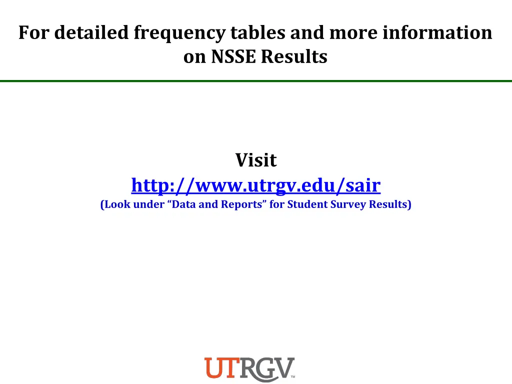for detailed frequency tables and more