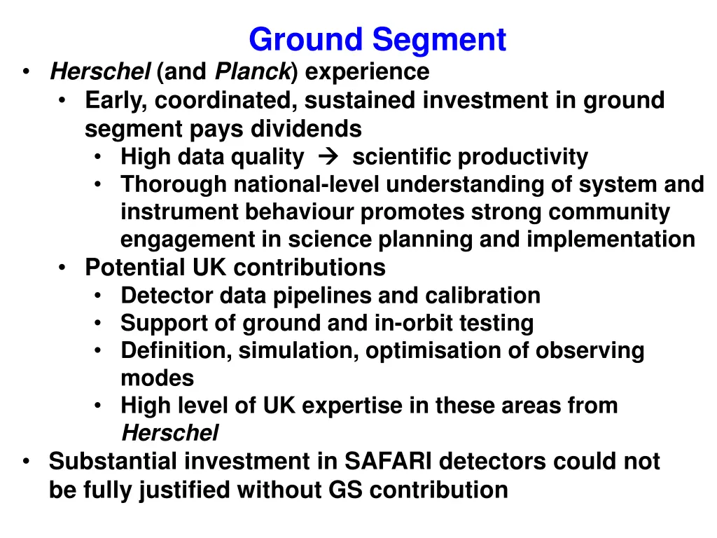 ground segment