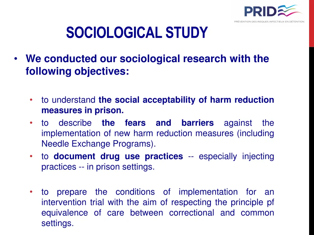 sociological study