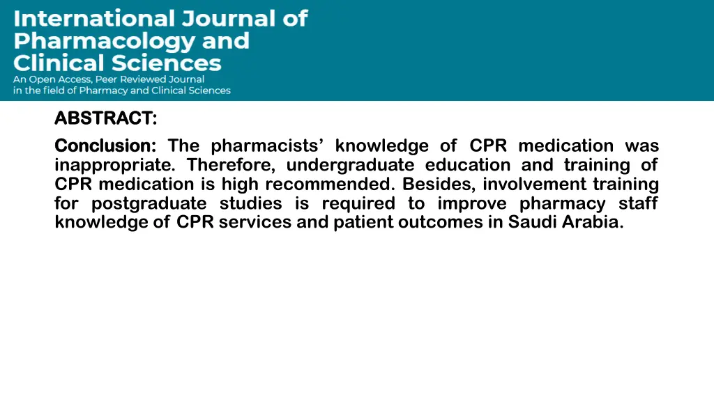 abstract abstract conclusion conclusion