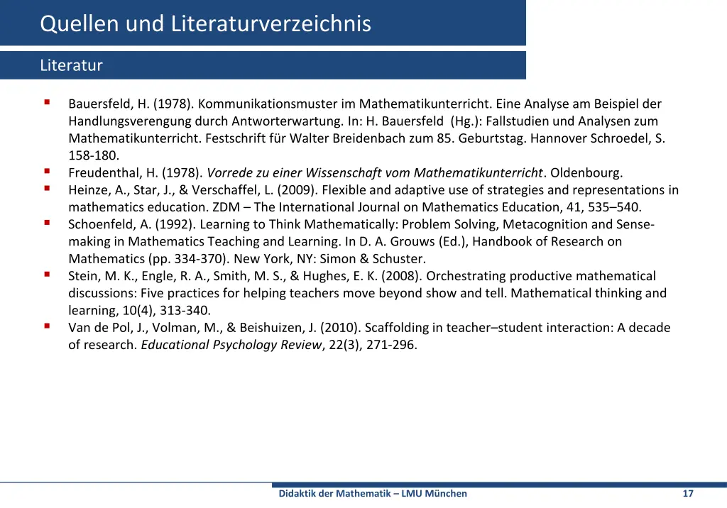 quellen und literaturverzeichnis