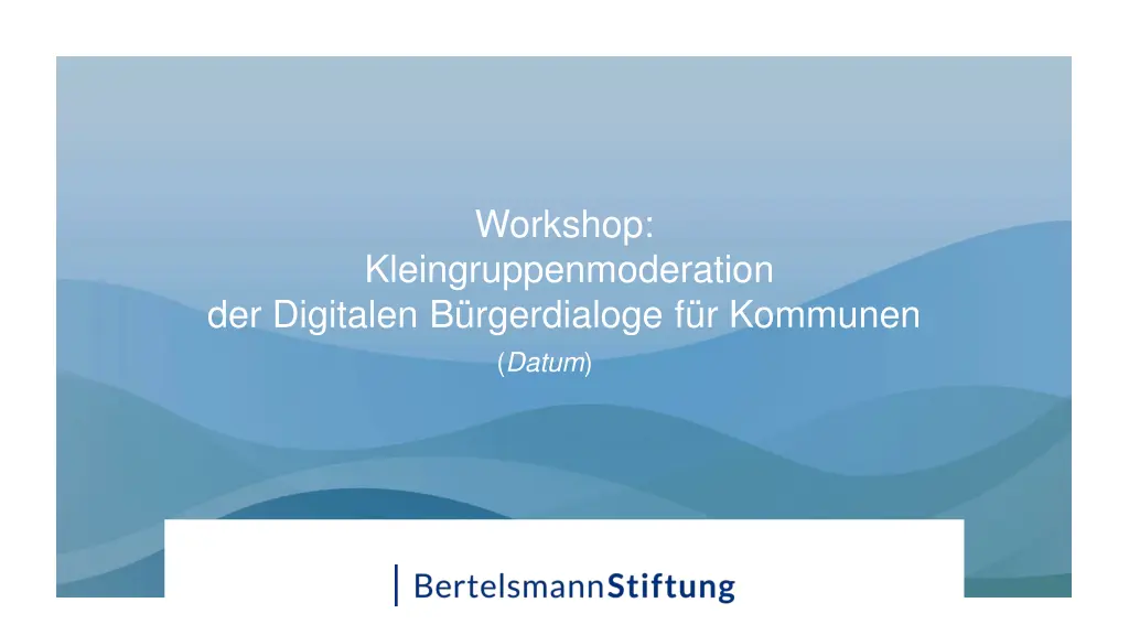 workshop