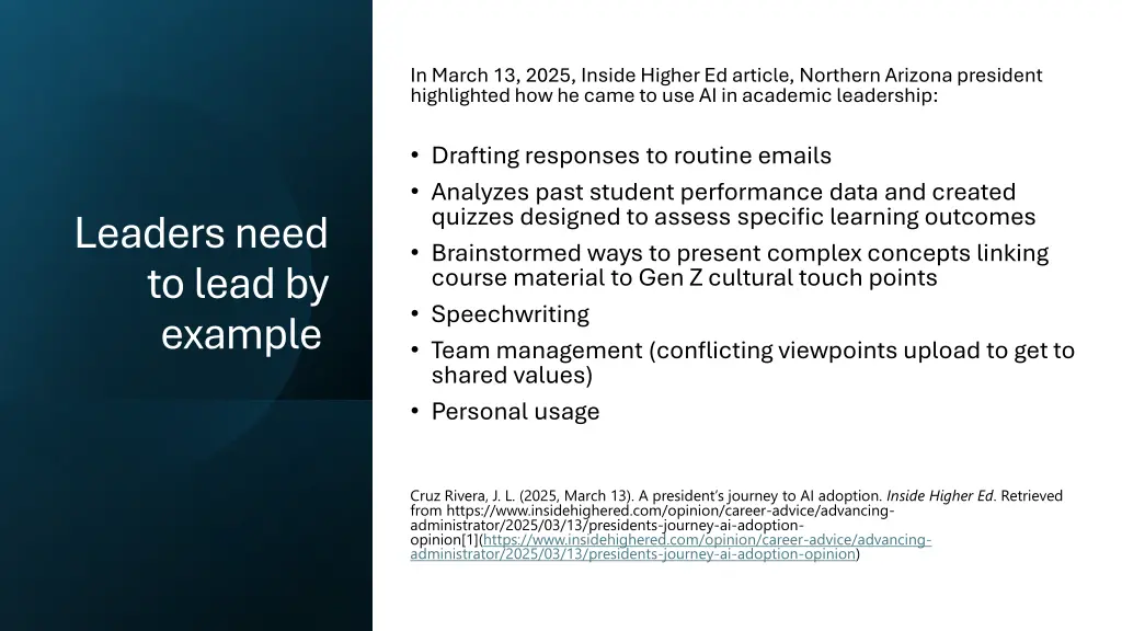in march 13 2025 inside higher ed article