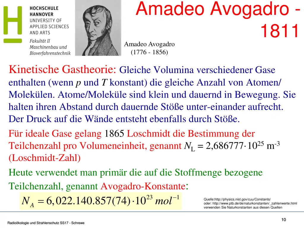 amadeo avogadro