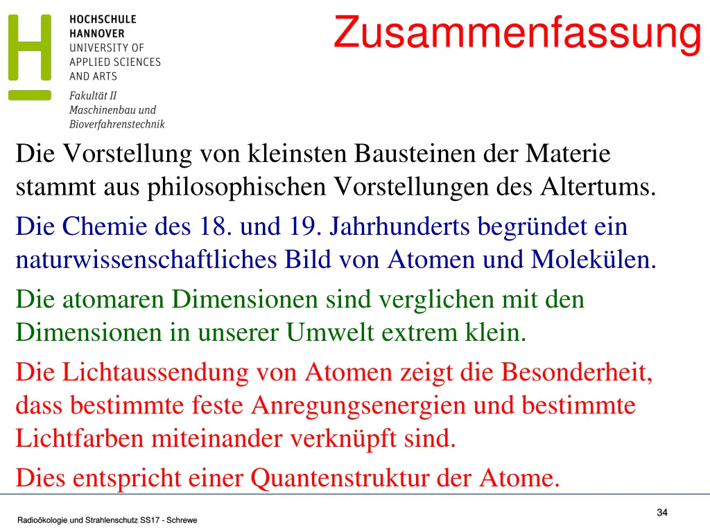 zusammenfassung