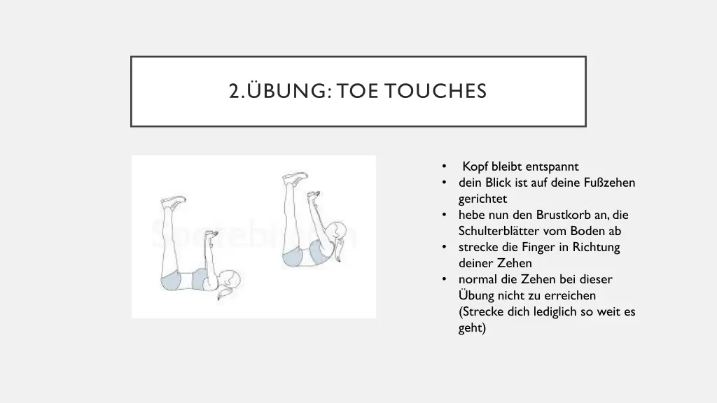 2 bung toe touches