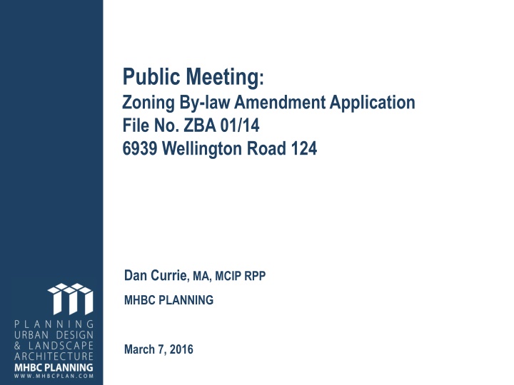 public meeting zoning by law amendment