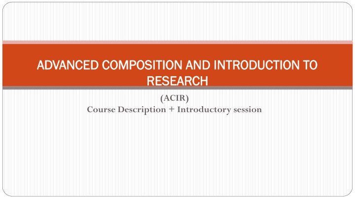 advanced advanced composition and introduction